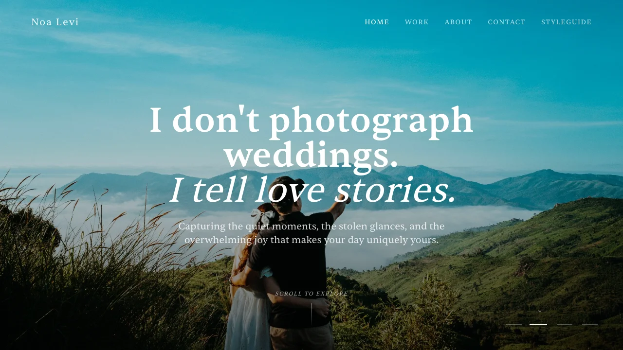 Loading preview of Vesper - Cinematic Wedding Photography Portfolio